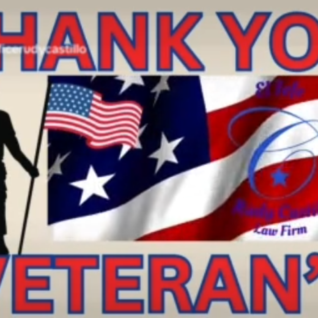 The Law Office of Rudy Castillo thanks all of those who have served and continue to serve our country!