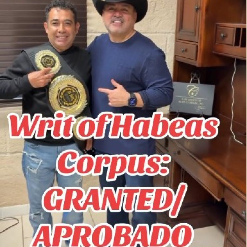 Habeas corpus aprobado en solo 10 días.